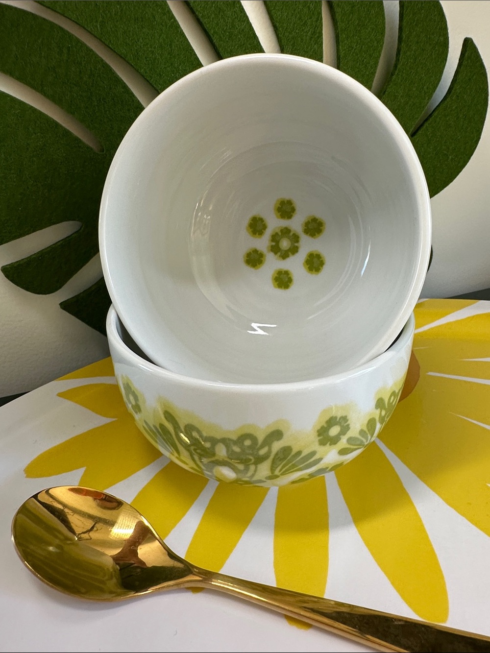 Anthropologie Japanese Ceramic Deep Rice / Soup / Cereal/ etc. Bowl Set of 2